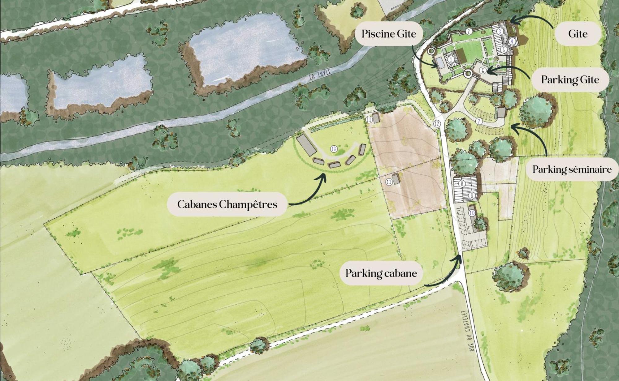 Les Cabanes Champetres - Le Domaine Des Trois Tilleuls Villers-la-Ville Exterior photo